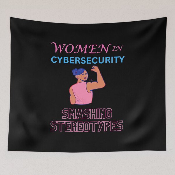 Item preview, Women in cybersecurity smashing stereotypes designed and sold by annoying-shirts.