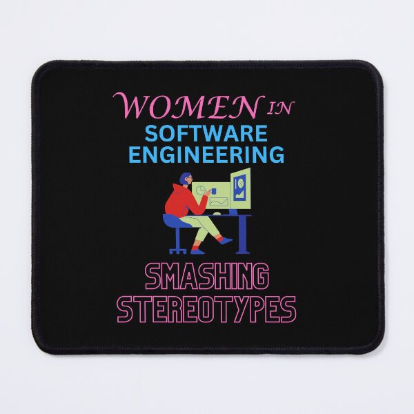 Item preview, women in software engineering smashing stereotypes designed and sold by annoying-shirts.