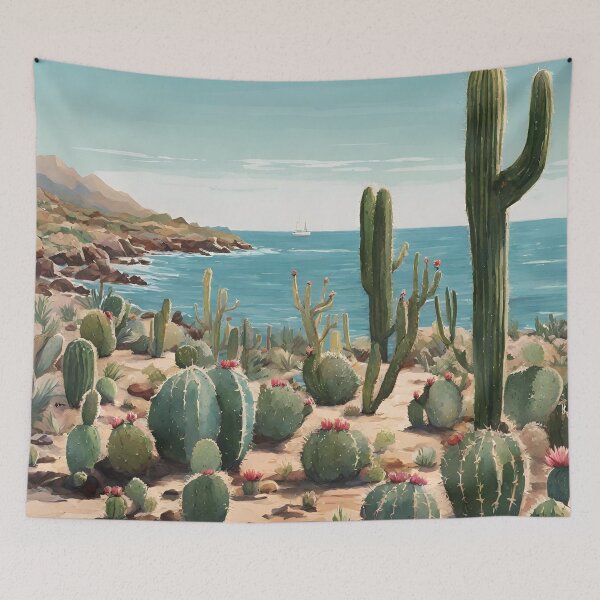 Item preview,  Sea ​​and Cactus designed and sold by Mozyden.