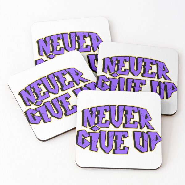Item preview, Never Give Up designed and sold by Funky  Fibers.