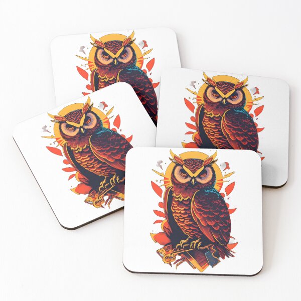 Item preview, Kneeling owl Knight designed and sold by enhan.