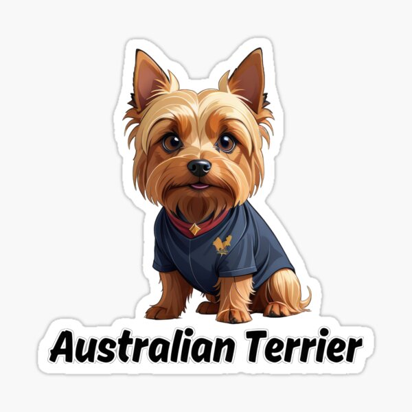 Item preview, Cute Australian Terrier designed and sold by Bilisik.