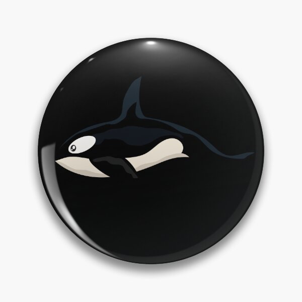 Item preview, Orca - killer whale design on black background designed and sold by messy-nessie.
