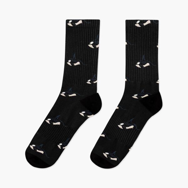 Item preview, Orca - killer whale design on black background designed and sold by messy-nessie.