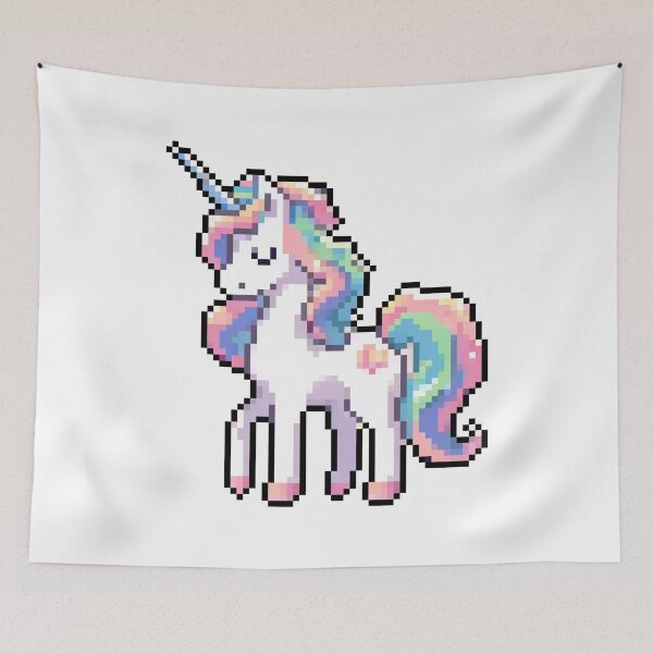 Item preview, Unicorn - Fantasy, Magic, Mythical Creature, Rainbow, Pastel Colors, Enchantment, Dreamy, Whimsical, Fairytale, Mystical, Sparkle, Joy, Playful designed and sold by PixStickers.
