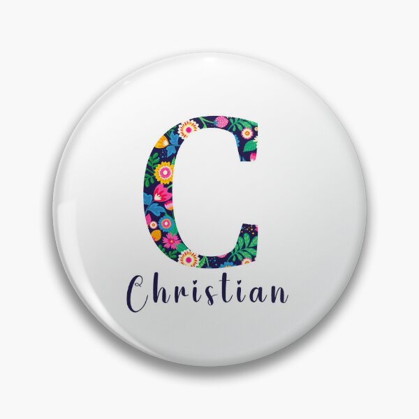 Item preview, Christian - Letter and flowers designed and sold by Anto59290.