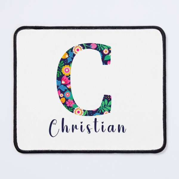Item preview, Christian - Letter and flowers designed and sold by Anto59290.