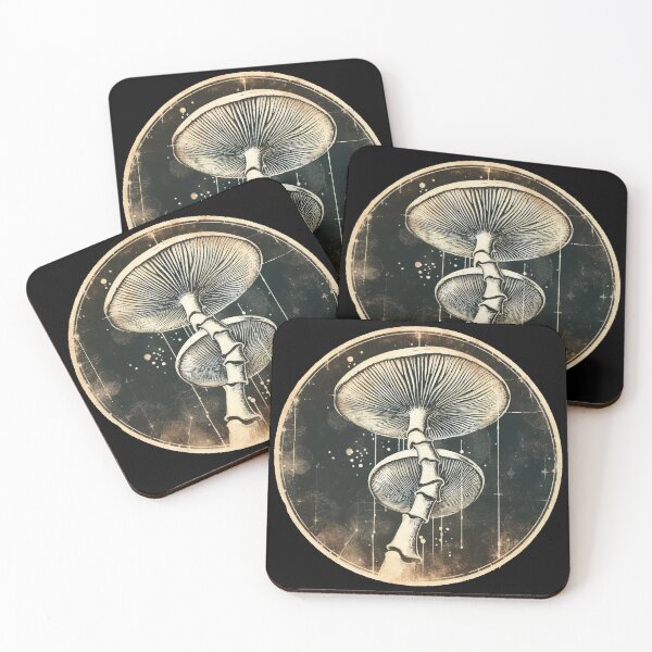 Item preview, Retro Vintage Mushroom designed and sold by TomFrontierArt.