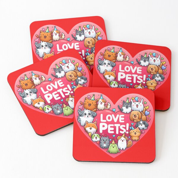 Item preview, Pets' Gala: Hearts, Hats, Joyful Art on Display. designed and sold by AI-Only Creations.