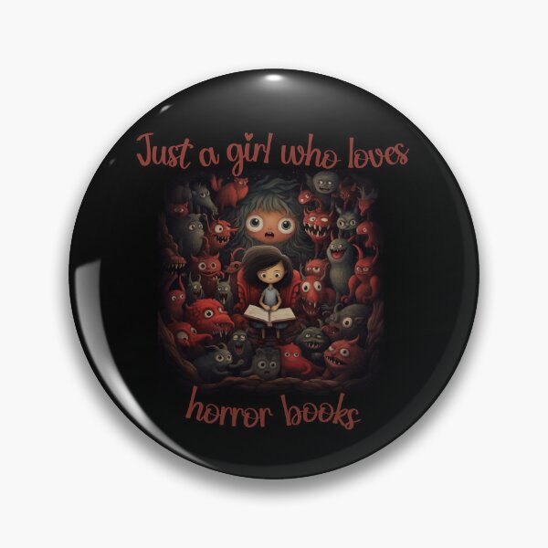 Artikelvorschau, einfach ein Mädchen, das Horrorbücher liebt entworfen und verkauft von DaveMerch.