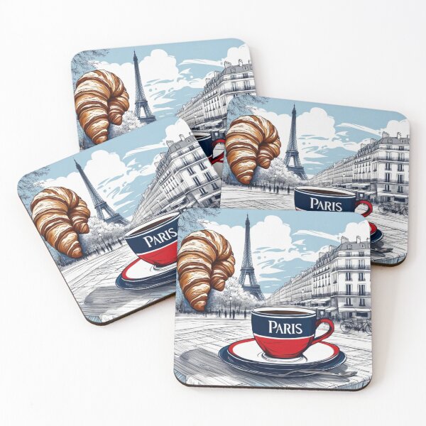 Item preview, Paris cafe with coffee designed and sold by JackFreestone.
