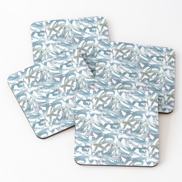 Item preview, Brush strokes blue free	 designed and sold by Alessandro Remo Mazzoni Remotextiles.