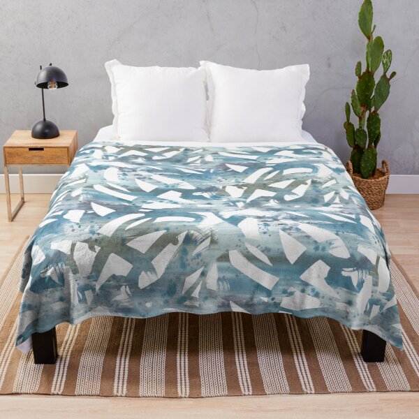 Item preview, Brush strokes blue free	 designed and sold by Alessandro Remo Mazzoni Remotextiles.