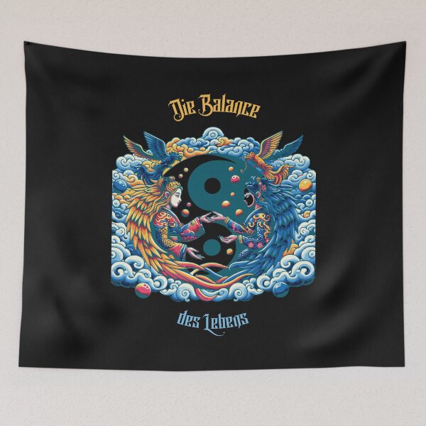Item preview, The balance of life. Design with a meaningful saying in German designed and sold by Pflugart.