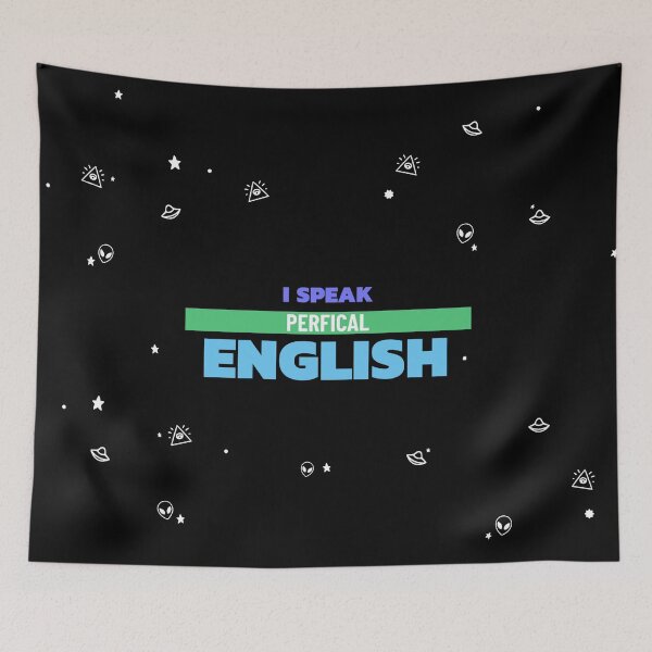 Item preview, I Speak English Perfical designed and sold by PrettyDanny.