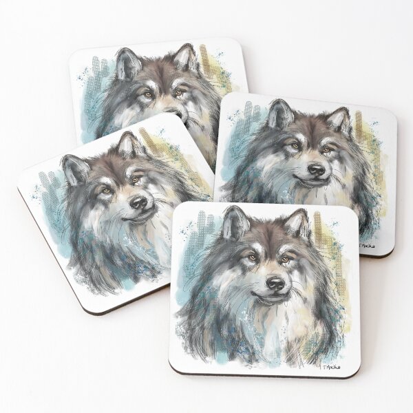 Item preview, Wolf designed and sold by TraceyMackieArt.