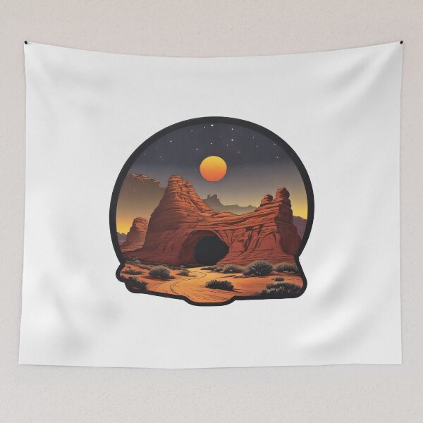 Item preview, Utah's Arches in Hokusai's Palette (561) designed and sold by WASjourney.