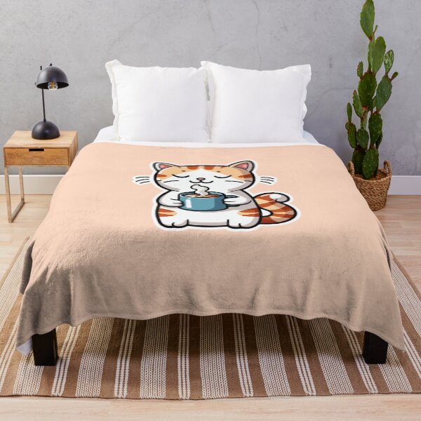 Item preview, Kawaii Cute Cat Drinking Coffee 3 | Pets and Animals for Men and Women t-shirt designed and sold by panchiTWO.