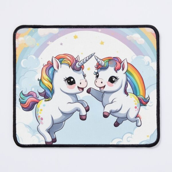 Item preview, Baby unicorns with rainbow designed and sold by JackFreestone.