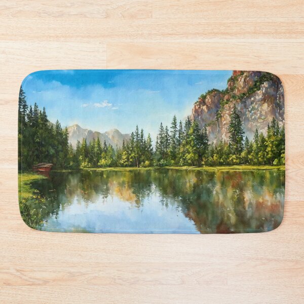 Item preview, Tranquil Reflections: Yosemite's Mountain Lake designed and sold by Delemore Art.