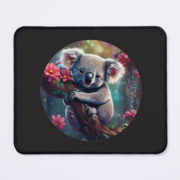 Item preview, Koala bear cute in tree with flowers designed and sold by JackFreestone.