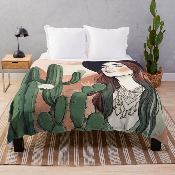 Item preview, Woman and Cactus designed and sold by Mozyden.