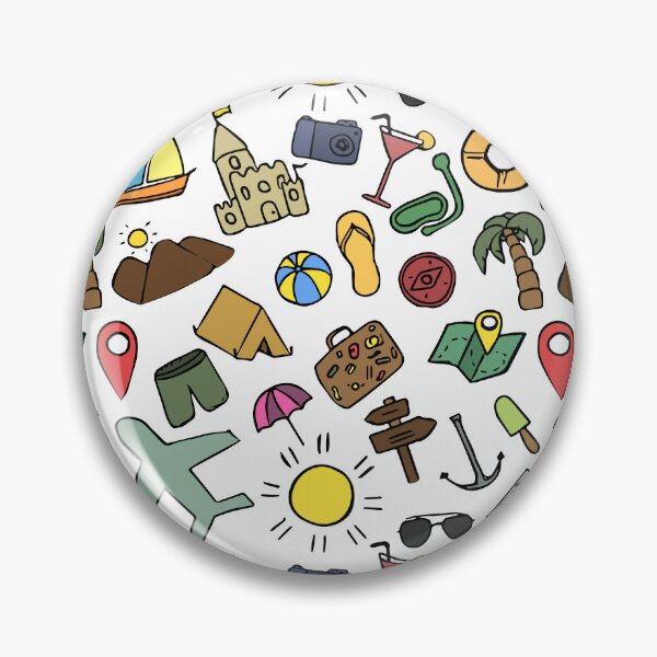 Item preview, Seamless Vacation Pattern designed and sold by Funwaytrend.
