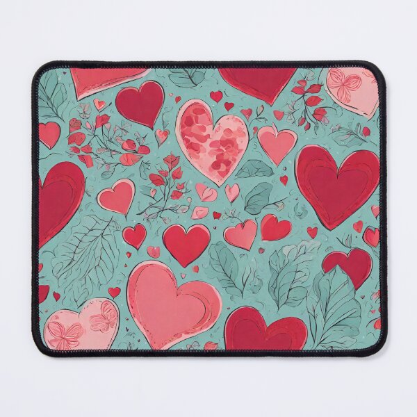 Item preview, Cute Valentine Love Hearts Pattern designed and sold by JulieSouster.