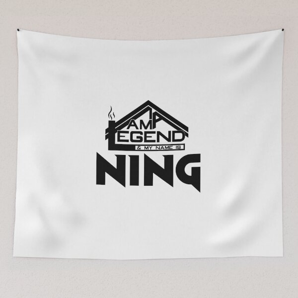 Item preview, I am a Legend & My Name Is  Ning ( I am Legendary ) designed and sold by koreatvtea.
