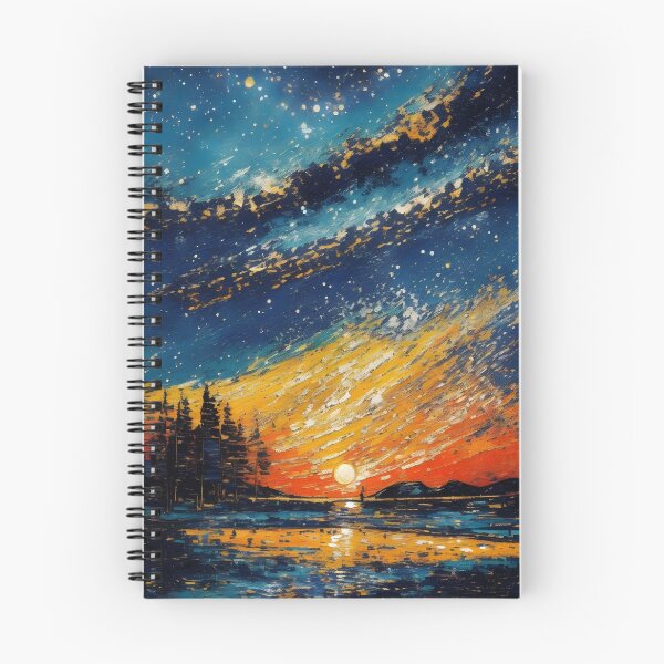 Item preview, Sunset with galactic universe designed and sold by enhan.