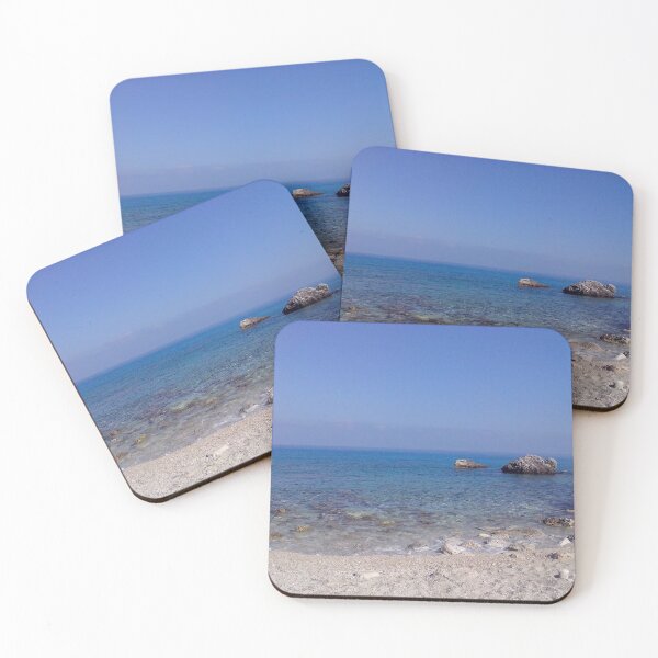 Item preview, Lefkada's Serene Shoreline designed and sold by framefiesta.
