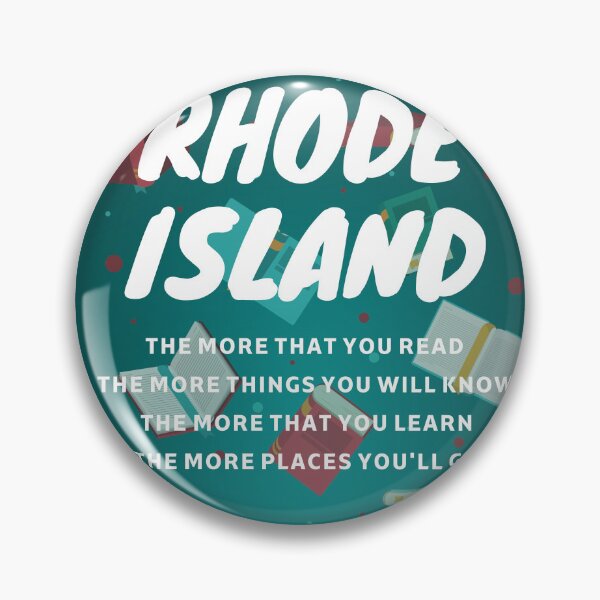 Item preview, Rhode Island - The More You Read The More u Travel  designed and sold by DesignDistrict7.