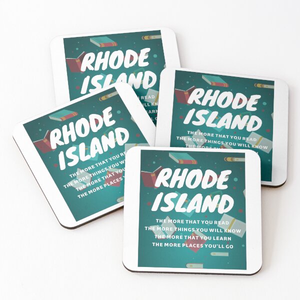Item preview, Rhode Island - The More You Read The More u Travel  designed and sold by DesignDistrict7.