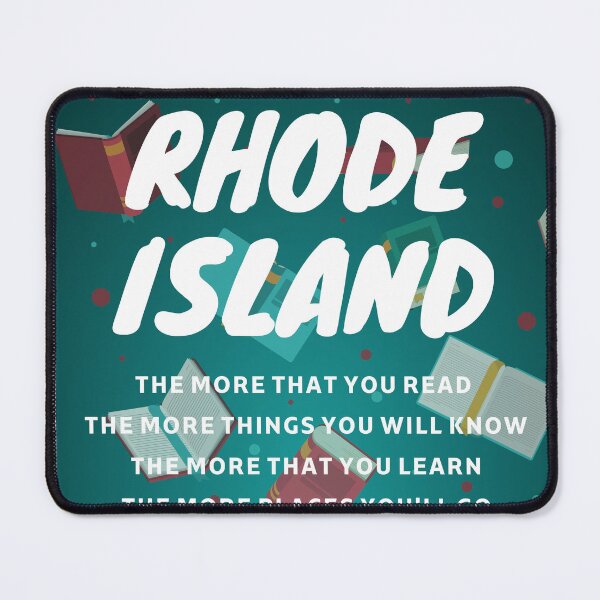 Item preview, Rhode Island - The More You Read The More u Travel  designed and sold by DesignDistrict7.
