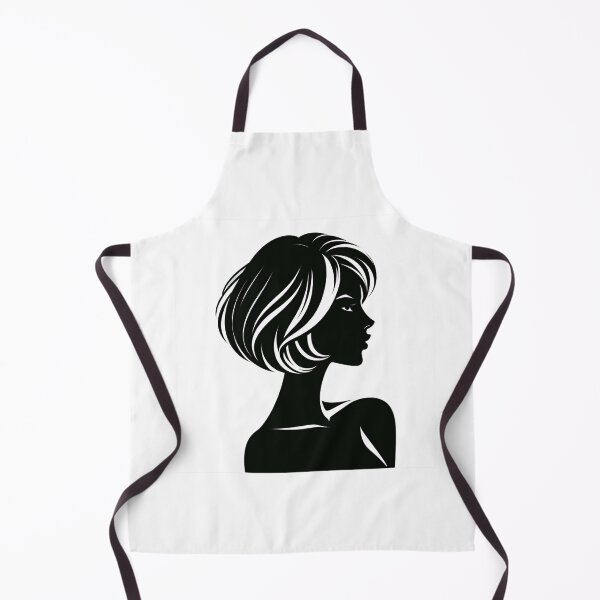 Item preview, Elegant Woman Silhouette with Bob Haircut designed and sold by TeeTown Treasure.