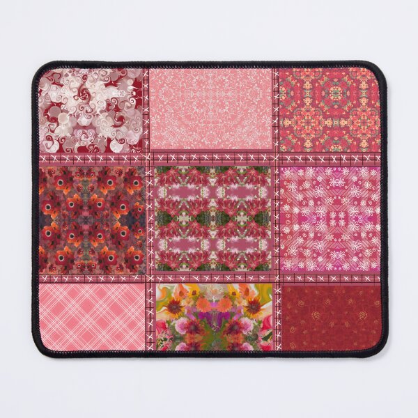 Item preview, Red patchwork  designed and sold by Flowersonstuff.