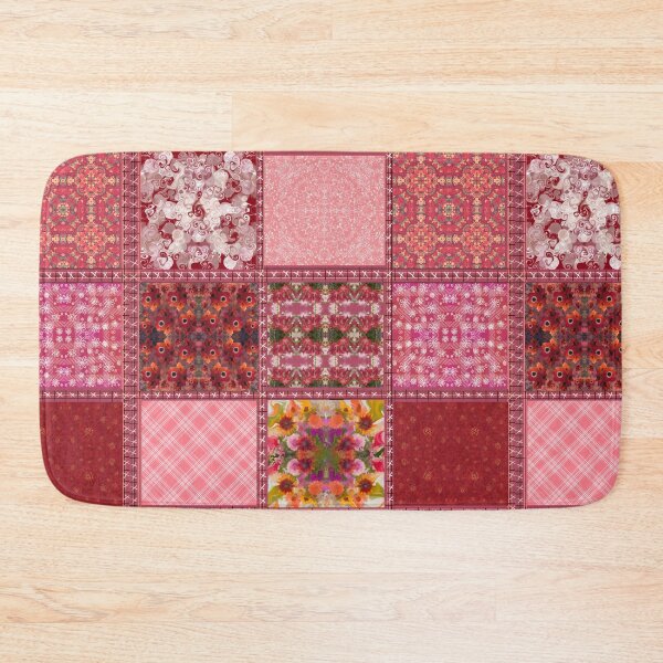 Item preview, Red patchwork  designed and sold by Flowersonstuff.