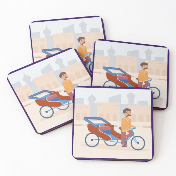 Item preview, Rikshawala - Indian illustration Village art designed and sold by creativeideaz.