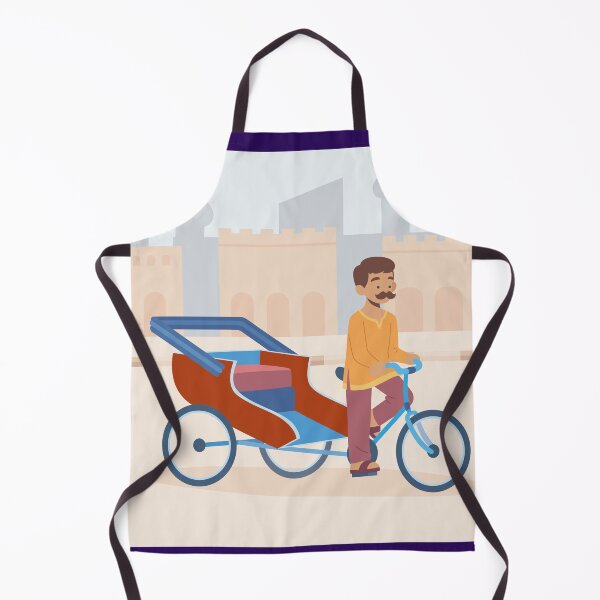 Item preview, Rikshawala - Indian illustration Village art designed and sold by creativeideaz.