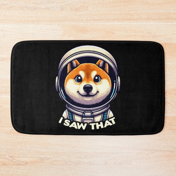 Item preview, I Saw That meme Shiba Inu Dog Astronaut designed and sold by plushism.
