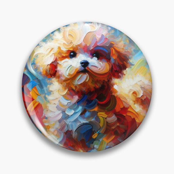 Item preview, Colorful Toy Poodle Art / Artistic Poodle / Abstract  designed and sold by toypoodlemom.
