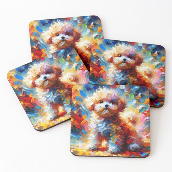 Item preview, Colorful Toy Poodle Art / Artistic Poodle / Abstract  designed and sold by toypoodlemom.