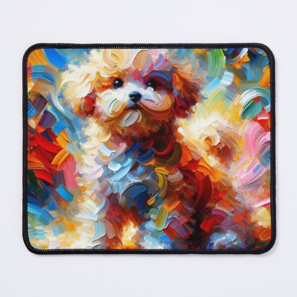 Item preview, Colorful Toy Poodle Art / Artistic Poodle / Abstract designed and sold by toypoodlemom.