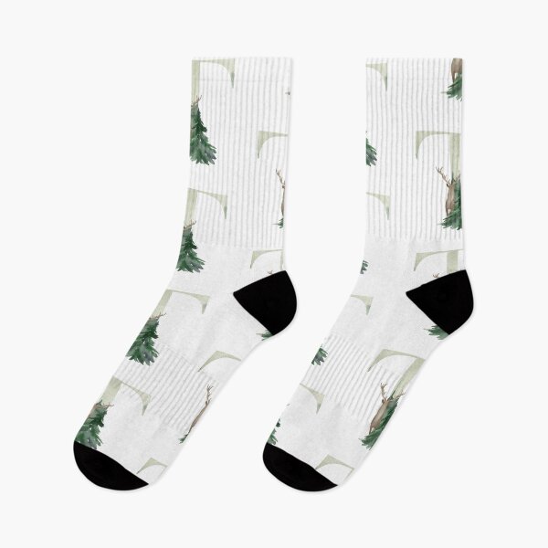 Item preview, Watercolor forest letter T.  designed and sold by tapilipa.