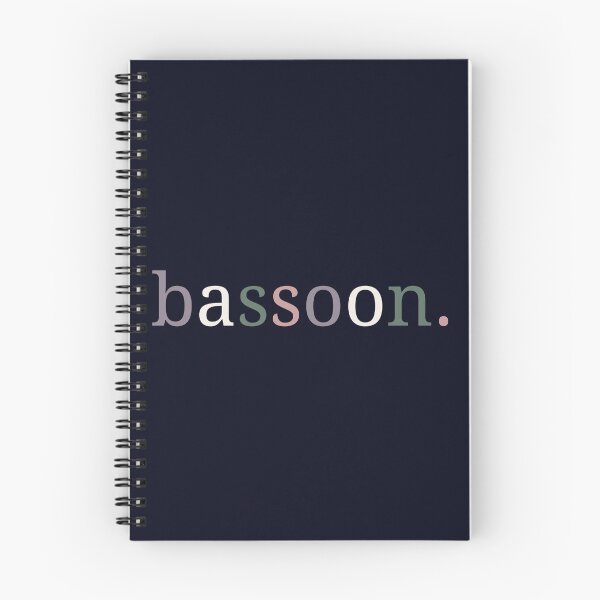 Item preview, Bassoon. One Word Monochrome. designed and sold by artdesignbysam.