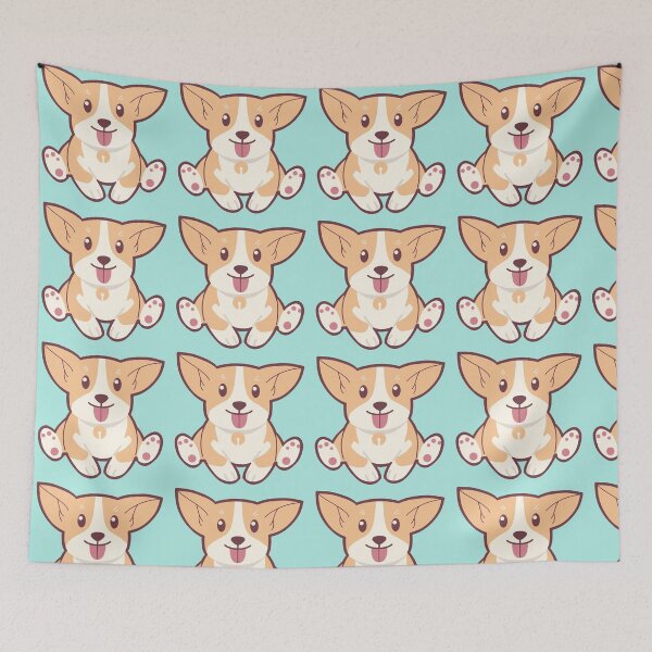 Item preview, Woofy Corgi Charm designed and sold by EyeArt Studio.