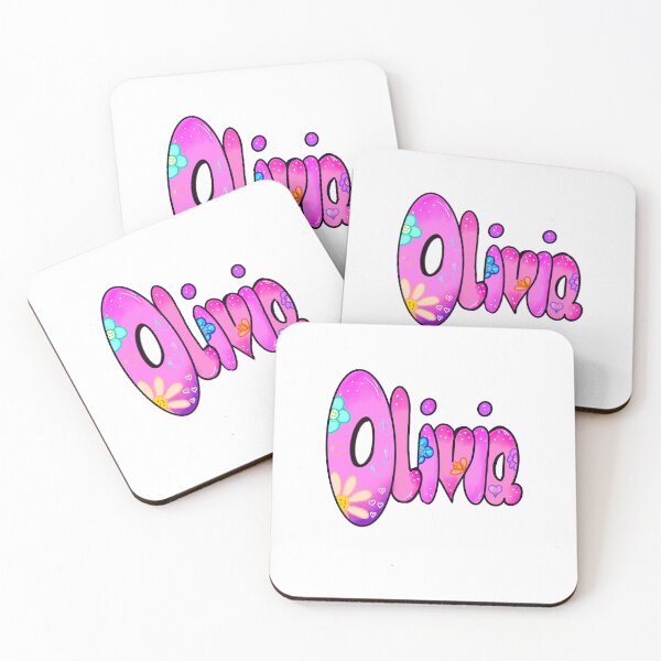 Item preview, Top 10 best personalised gifts - pink personalised, personalized  name with pattern  - custom name. Olivia designed and sold by Artonmytee.