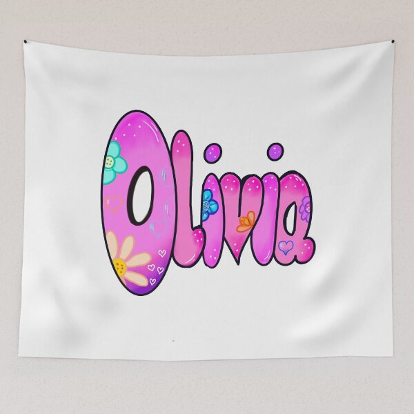 Item preview, Top 10 best personalised gifts - pink personalised, personalized  name with pattern  - custom name. Olivia designed and sold by Artonmytee.