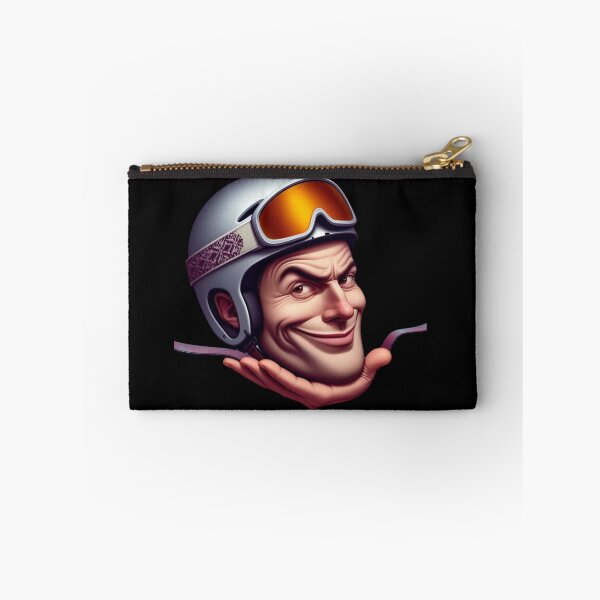 Item preview, Funny Skiers Face designed and sold by HeadTurningArt.