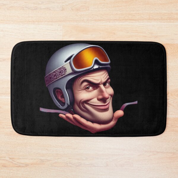 Item preview, Funny Skiers Face designed and sold by HeadTurningArt.